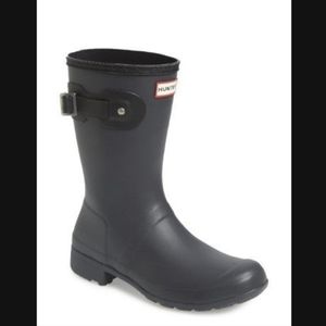 Hunter original tour short packable rain boots